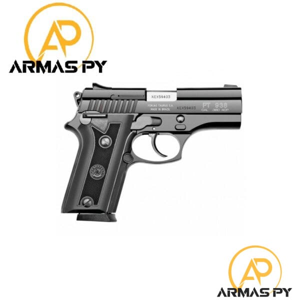 Pistola Taurus Pt 938 Oxidado Fosco Cal. .380