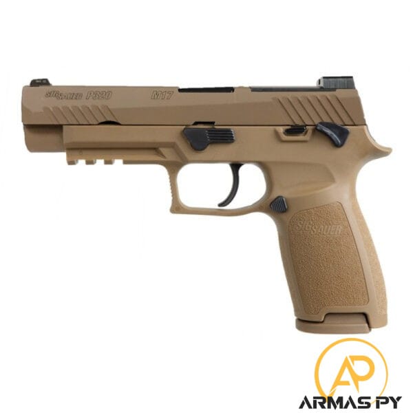 PISTOLA P320-M17 COYOTE C/ TRAVA E CALIBRE 9MM - SIG SAUER