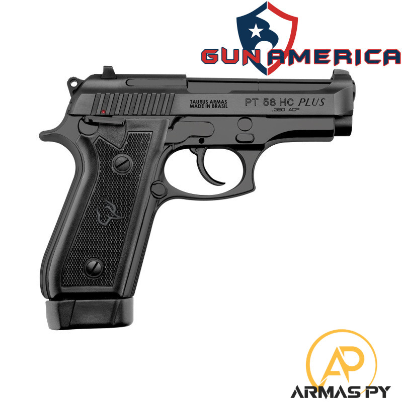 Pistola Taurus PT58HCPLUS/19 .380ACP Ox Fosco
