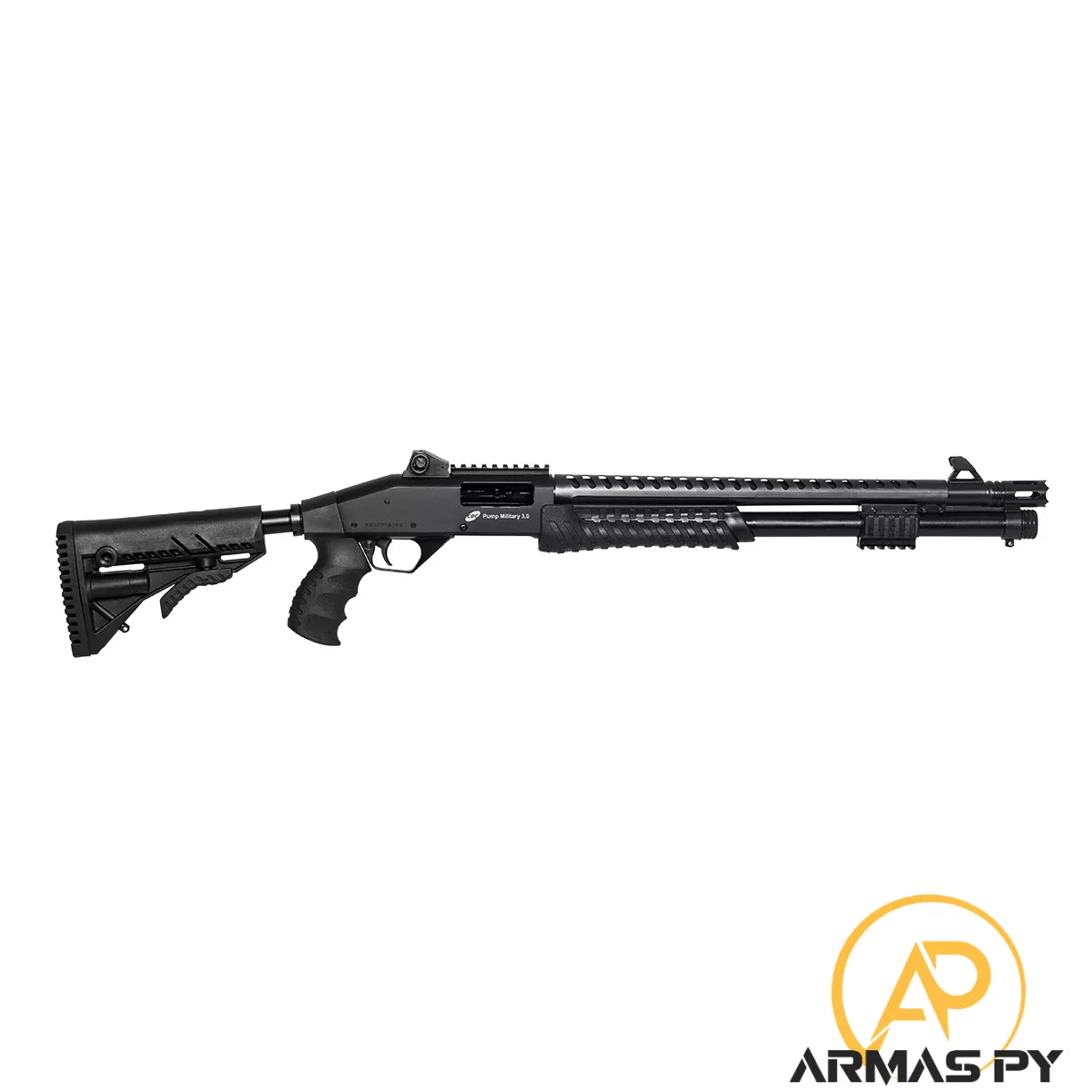Espingarda Pump CBC Military 3.0 RT 12/19″ FULL