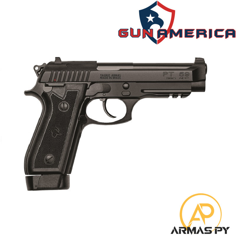 Pistola Taurus PT59S/19 .380AUTO Oxi Fosco