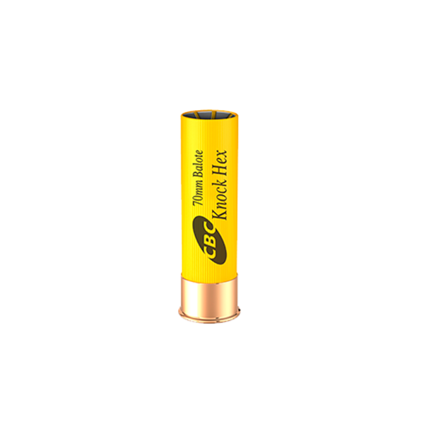 Cartucho CBC .20GA [70mm] Balote Knock Hex Cx.10un