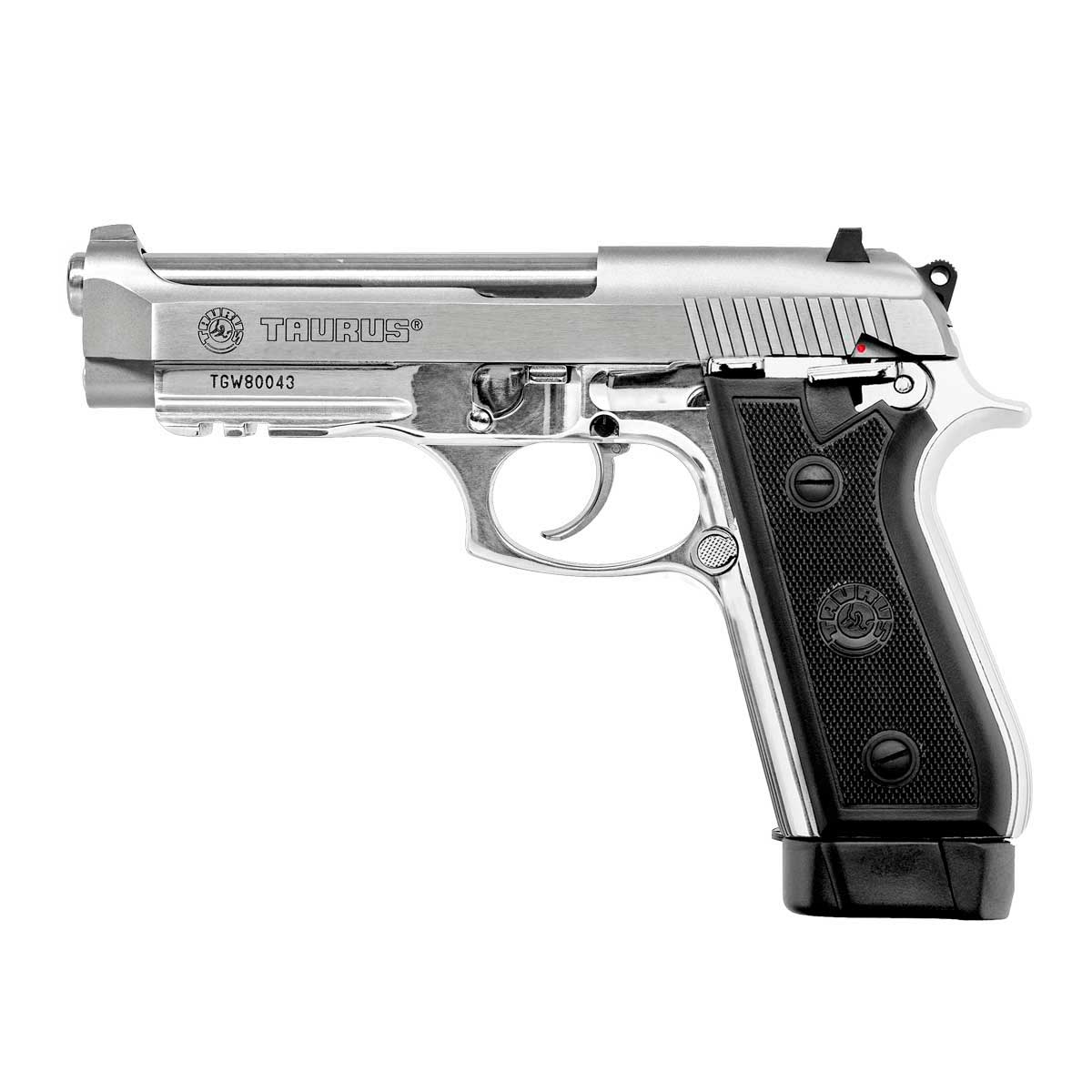 Pistola Taurus Semiautomática PT59 S INOX Fosco .380AUTO Com Zarelho