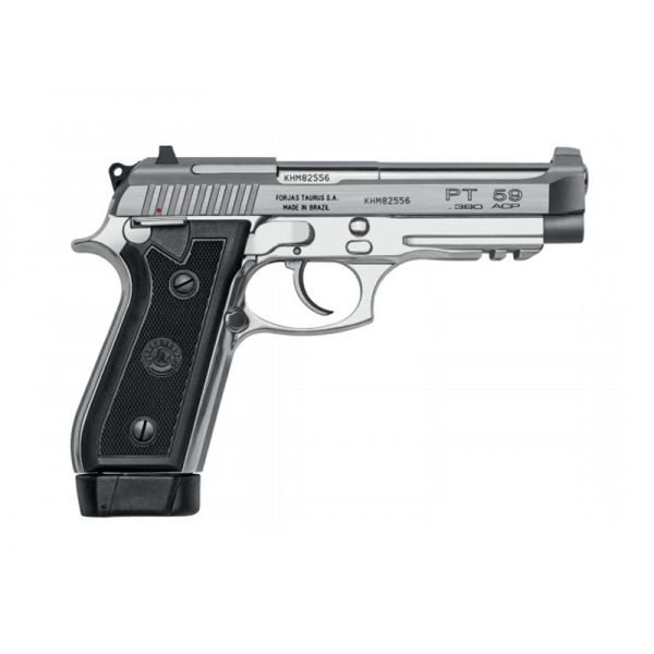 Pistola Taurus PT59S/19 .380ACP Inox Fosco