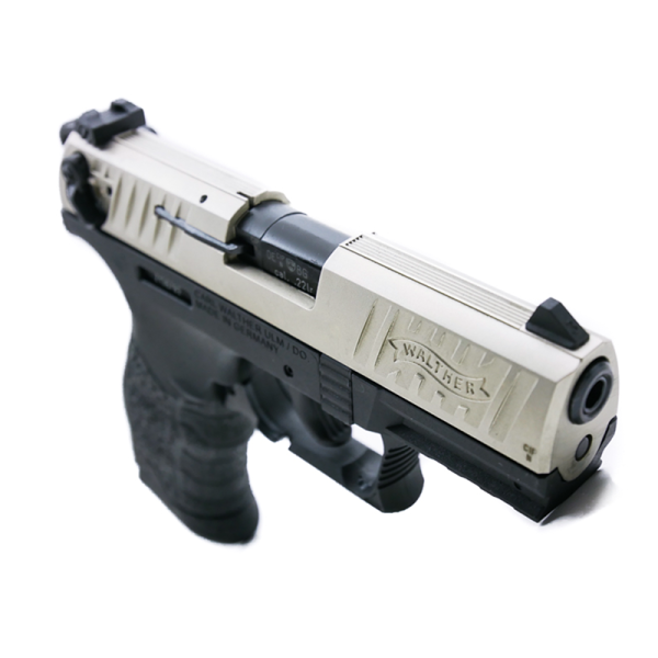 Pistola Semi-Auto P22Q 3.42” NICKEL Cal.22LR WALTHER - Imagem 2