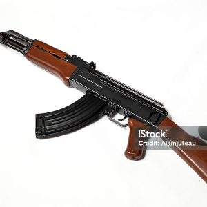 Fuzil AK 47- Coronha em madeira